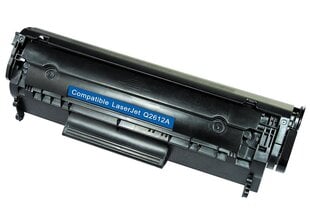 Printera kasetne HP Q2612A (HP 12A ) / Canon FX-10, melna цена и информация | Картриджи для лазерных принтеров | 220.lv