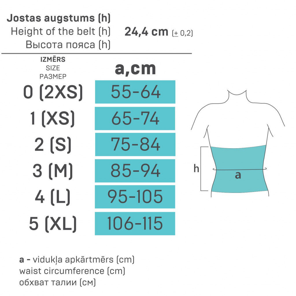 Tonus Elast, Elast 9901 comfort, Medicīniskā elastīgā pēcoperācijas josta ar plastmasas ieliktņiem, beige, 4 izmērs cena un informācija | Ķermeņa daļu fiksatori | 220.lv