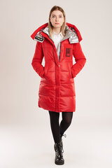 Куртка-жилет для женщин, красная цена и информация | Женские куртки | 220.lv