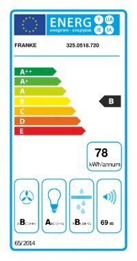 Franke FORMAT FDF H45 9354 cena un informācija | Tvaika nosūcēji | 220.lv