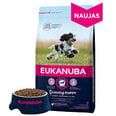 Eukanuba Puppy sausā barība ar svaigu vistu vidējas šķirnes kucēniem līdz 12 mēn. 3 kg