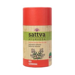 Sarkana augu matu krāsa Red Sattva Ayurveda, 150 g cena un informācija | Matu krāsas | 220.lv