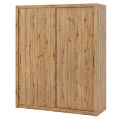 Шкаф Selsey Rinker 180 см, коричневый цена и информация | Шкафы | 220.lv