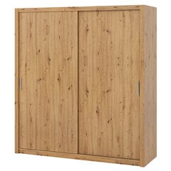 Шкаф Selsey Rinker 200 см, коричневый цена и информация | Шкафы | 220.lv