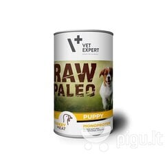 Консервы для щенков с индейкой без зерновые Raw Paleo, 800 г цена и информация | Консервы для собак | 220.lv
