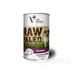 Raw Paleo konservi kucēniem ar jēra gaļu, bez graudiem 800g cena un informācija | Konservi suņiem | 220.lv