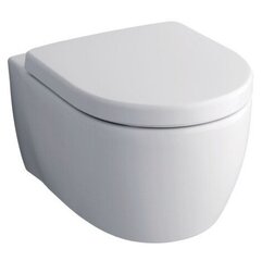 Pie sienas piestiprināms tualetes pods Geberit iCon ar lēni aizveramu vāku 204060000 / 574130000 цена и информация | Унитазы | 220.lv