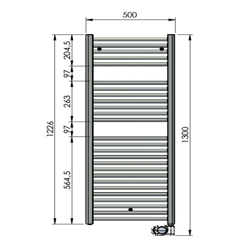 Elektriskais vannasistabas radiators Zehnder Aura PBEZ-120-50/MQ, 120x50 cm, balts цена и информация | Dvieļu žāvētāji | 220.lv