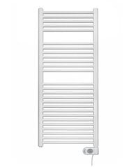 Elektriskais vannasistabas radiators Zehnder Aura PBEZ-120-50/MQ, 120x50 cm, balts cena un informācija | Dvieļu žāvētāji | 220.lv