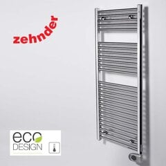 Elektriskais vannasistabas radiators Zehnder Aura PBECZ-120-50/MQ, 120x50 cm, hroma krāsā цена и информация | Полотенцесушители | 220.lv