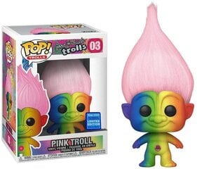 Figūriņa Funko POP! Good luck Trolls Rainbow Troll with Pink Hair Exclusive cena un informācija | Datorspēļu suvenīri | 220.lv