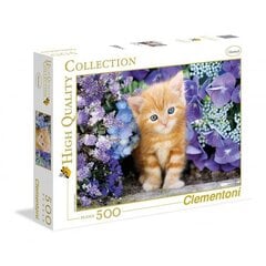 Puzle Clementoni High Quality Kaķēns/Ginger Cat, 500 d. цена и информация | Пазлы | 220.lv