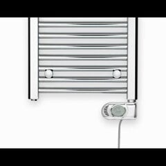 Elektriskais vannasistabas radiators Zehnder Aura PBECZ-090-50 / MQ, 90x50 cm, hroma krāsā cena un informācija | Dvieļu žāvētāji | 220.lv