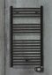 Elektriskais vannasistabas radiators Zehnder Aura PBEBZ-090-50/MQ, 90x50 cm, melns цена и информация | Dvieļu žāvētāji | 220.lv
