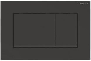 Клавиша смыва Geberit, Sigma 30, черный матовый черный-черный матовый 115.883.16.1 цена и информация | Детали для унитазов, биде | 220.lv