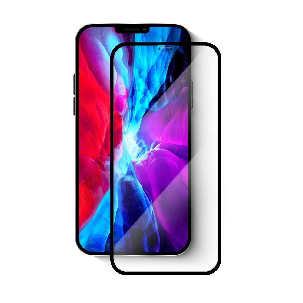 Ekrāna aizsargstikliņš 5D Full Glue priekš iPhone 12 / 12 Pro cena un informācija | Ekrāna aizsargstikli | 220.lv