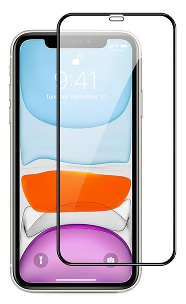 iPhone 12 Pro Max ekrāna aizsargstikliņš 5D Full Glue cena un informācija | Ekrāna aizsargstikli | 220.lv