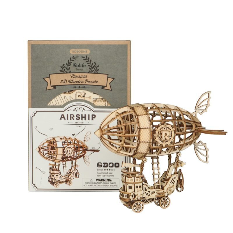 3D puzzle Robotime Airship cena un informācija | Konstruktori | 220.lv