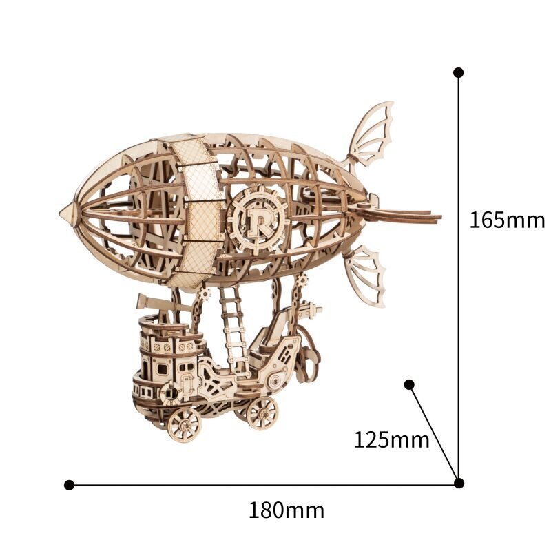 3D puzzle Robotime Airship цена и информация | Konstruktori | 220.lv