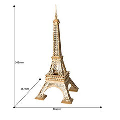 Robotime Eiffel Tower 3D пазл цена и информация | Конструкторы и кубики | 220.lv