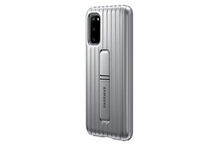 Samsung Protective Standing Cover, piemērots Galaxy S20, sudrabains cena un informācija | Telefonu vāciņi, maciņi | 220.lv