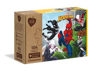 Puzle Clementoni Play For Future Marvel Spiderman (Zirnekļcilvēks),104 d. cena un informācija | Puzles, 3D puzles | 220.lv