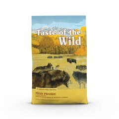 Taste of the Wild High Prairie sausā bezgraudainā suņu barība ar bifeļa un brieža gaļu, 12,2 kg цена и информация | Сухой корм для собак | 220.lv