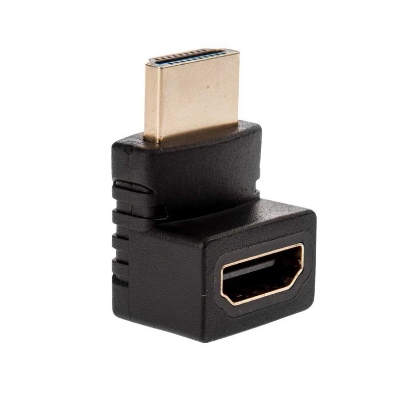 RoGer 90 Gold Plated HDMI Extender 1080P 90 Degree Right Angle Connector cena un informācija | Adapteri un USB centrmezgli | 220.lv