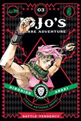 Komiksi Manga JoJo's Bizarre Adventure Part 2 Battle Tendency Vol 3  cena un informācija | Komiksi | 220.lv