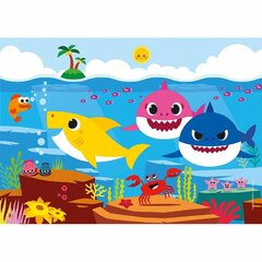 Головоломка Clementoni Baby Shark, 2 x 20 д. цена и информация | Пазлы | 220.lv