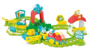 Krāsaina ferma ar vilcienu un mājdzīvniekiem Clementoni Baby, 17385 cena un informācija | Rotaļlietas zīdaiņiem | 220.lv