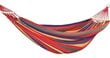 Divvietīgs šūpuļtīkls ar virvēm un rāmi, 80x200 cm, sarkans cena un informācija | Šūpuļtīkli | 220.lv