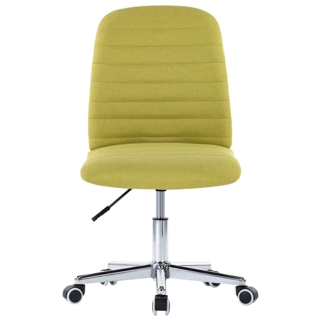 Ēdamistabas krēsli, 6 gab., zaļā krāsā, auduma (3x283604) cena un informācija | Virtuves un ēdamistabas krēsli | 220.lv
