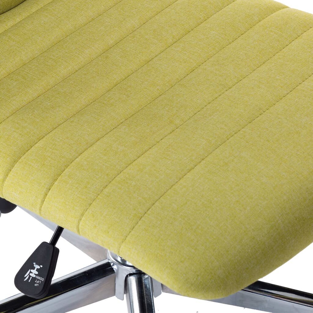 Ēdamistabas krēsli, 6 gab., zaļā krāsā, auduma (3x283604) cena un informācija | Virtuves un ēdamistabas krēsli | 220.lv