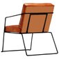 Krēsls, dzeltenīgi brūnā krāsā, dabīgā āda цена и информация | Atpūtas krēsli | 220.lv