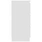 Sānu skapis vidaXL, baltā krāsā, 60x35x76 cm, MDP цена и информация | Skapīši viesistabai | 220.lv