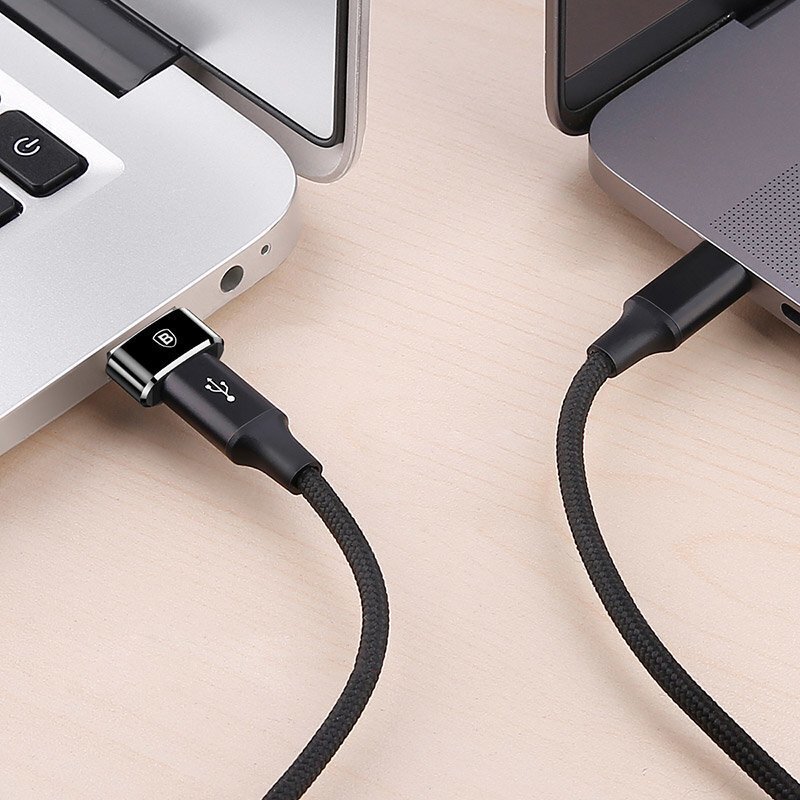 Universāls OTG adapteris, Baseus CAAOTG-01 USB 3.0 uz USB-C 3.1, pelēks cena un informācija | Adapteri un USB centrmezgli | 220.lv