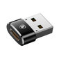 Universāls OTG adapteris, Baseus CAAOTG-01 USB 3.0 uz USB-C 3.1, pelēks цена и информация | Adapteri un USB centrmezgli | 220.lv