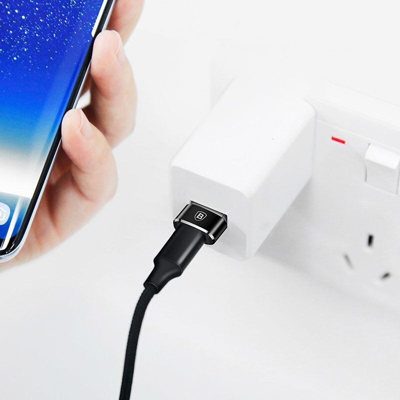 Universāls OTG adapteris, Baseus CAAOTG-01 USB 3.0 uz USB-C 3.1, pelēks цена и информация | Adapteri un USB centrmezgli | 220.lv