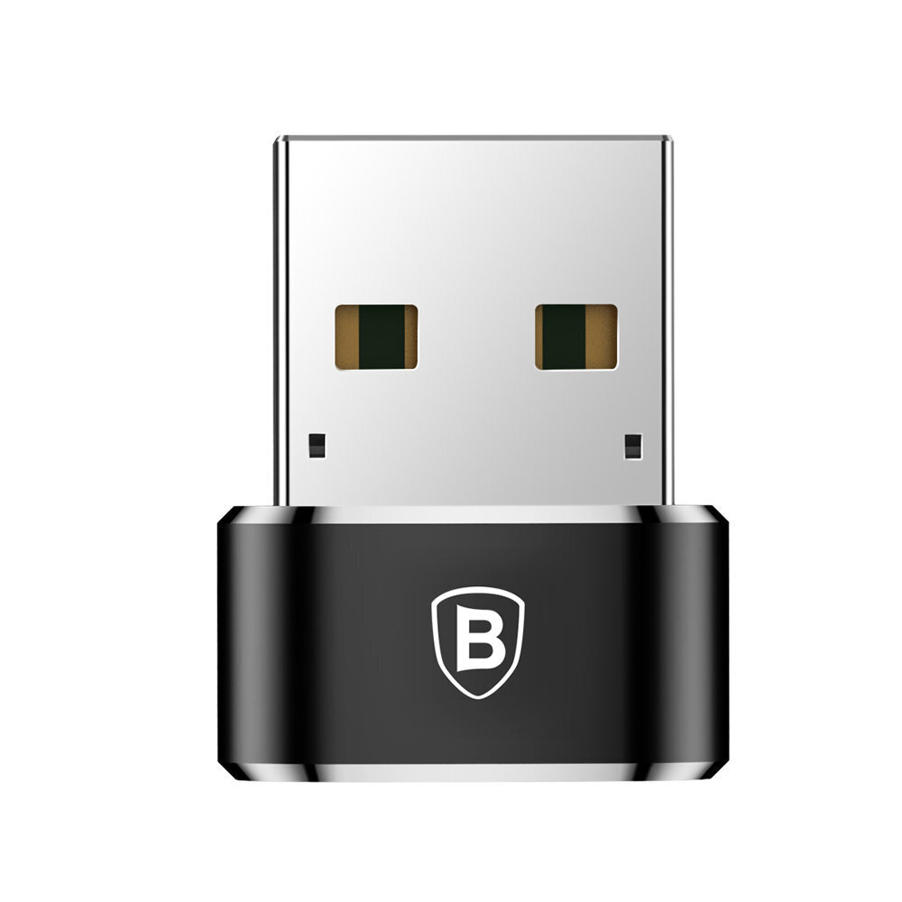 Universāls OTG adapteris, Baseus CAAOTG-01 USB 3.0 uz USB-C 3.1, pelēks cena un informācija | Adapteri un USB centrmezgli | 220.lv