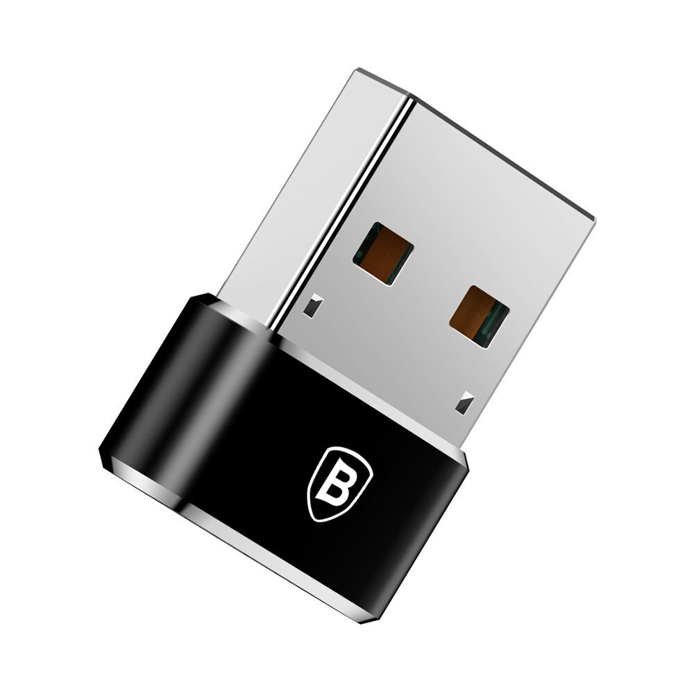 Universāls OTG adapteris, Baseus CAAOTG-01 USB 3.0 uz USB-C 3.1, pelēks cena un informācija | Adapteri un USB centrmezgli | 220.lv