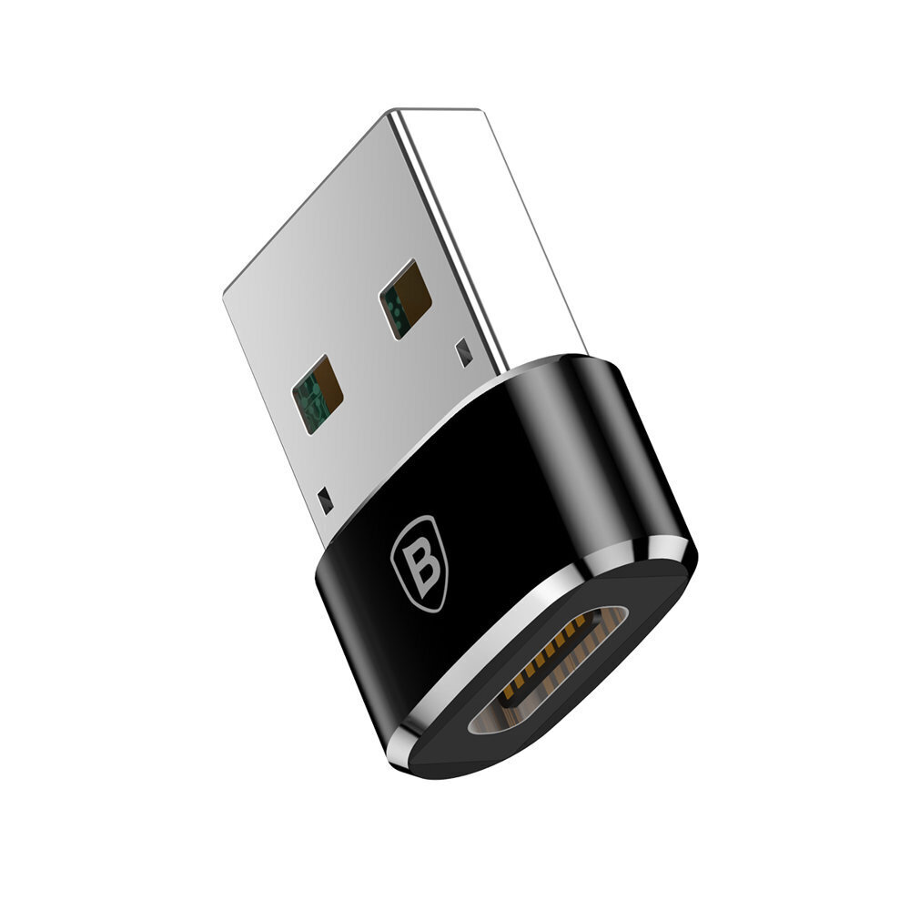 Universāls OTG adapteris, Baseus CAAOTG-01 USB 3.0 uz USB-C 3.1, pelēks cena un informācija | Adapteri un USB centrmezgli | 220.lv