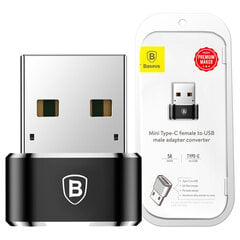 Universāls OTG adapteris, Baseus CAAOTG-01 USB 3.0 uz USB-C 3.1, pelēks cena un informācija | Baseus Datortehnika | 220.lv