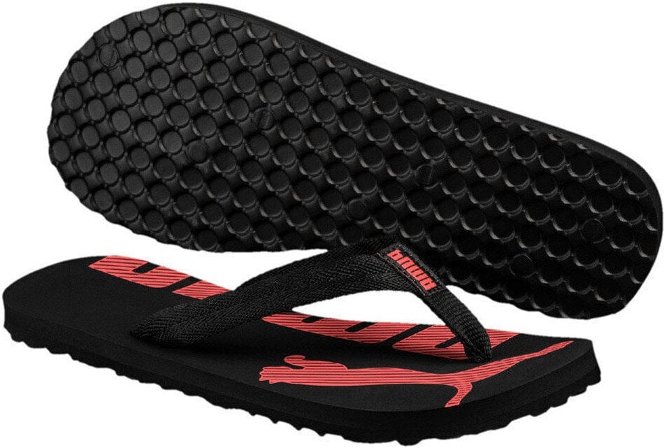 Iešļūcenes vīriešiem Puma Epic Flip V2 Black/Hot Coral цена и информация | Vīriešu iešļūcenes, čības, sandales | 220.lv