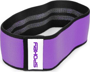 Лента для тренировок Spokey Tracy M, фиолетовая цена и информация | Фитнес-резинки, гимнастические кольца | 220.lv