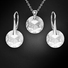 Серебряный комплект «Марианна» с кристаллами Swarovski™ цена и информация | Наборы украшений | 220.lv