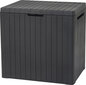 Uzglabāšanas kaste City Storage Box 113 L pelēka cena un informācija | Komposta kastes un āra konteineri | 220.lv