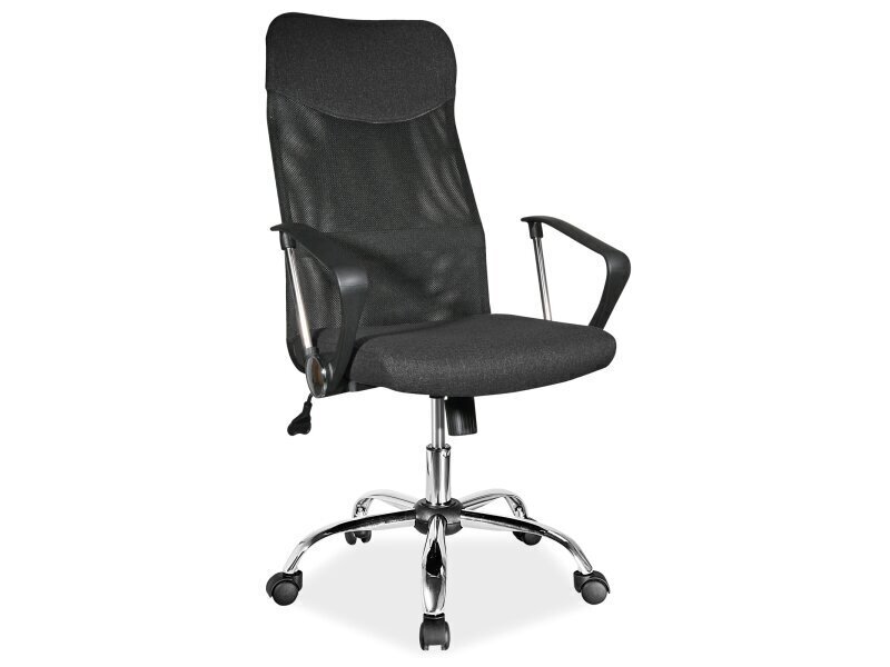 Biroja krēsls Signal Meble Q-025, melns cena un informācija | Biroja krēsli | 220.lv