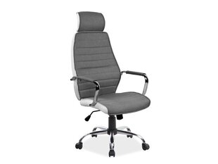 Biroja krēsls Signal Meble Q-035, pelēks/balts cena un informācija | Biroja krēsli | 220.lv