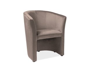 Кресло Signal Meble ТМ-1 Velvet, бежевое цена и информация | Кресла в гостиную | 220.lv